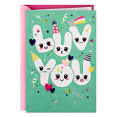 Luv You Birthday Card for Granddaughter