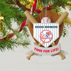 MLB New York Yankees™ Baseball Personalized Ornament, Custom Text
