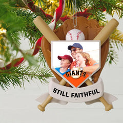 MLB San Francisco Giants™ Baseball Personalized Ornament, Custom Photo and Text