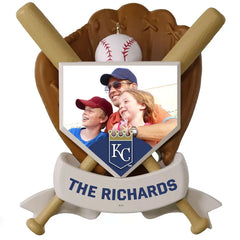 MLB Kansas City Royals™ Baseball Personalized Ornament, Custom Photo and Text