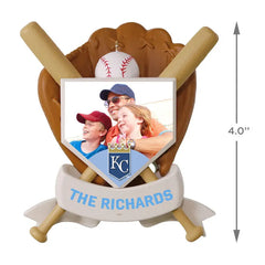 MLB Kansas City Royals™ Baseball Personalized Ornament, Custom Photo and Text
