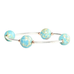 Made As Intended Blue Jasper Blessing Bracelet
