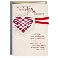 What We Share Is Real Romantic Anniversary Card for Wife