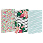 Floral and Polka Dots 3-Pack Medium Gift Boxes