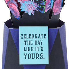 Disney Villains Floral Bouquet Pop-Up Card