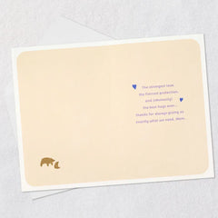 Mama Bear and Cubs Birthday Card for Mom From All