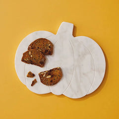Marble Pumpkin Serving Board, 10x8