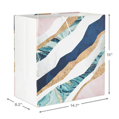 15" Textured Elegance Extra-Deep Gift Bag