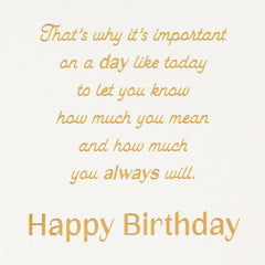 How Much You Mean Birthday Card for Daughter-in-Law