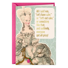 Don't Party With Peasants Funny Birthday Card