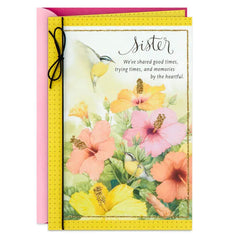 Marjolein Bastin Memories By the Heartful Birthday Card for Sister