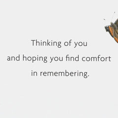 Marjolein Bastin Take Comfort in Memories Sympathy Card