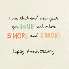 Love Each Other S'more Anniversary Card