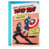Marvel Avengers One Super Son Pop-Up Birthday Card