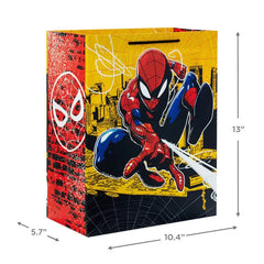 13" Marvel Spider-Man on City Scene Large Gift Bag