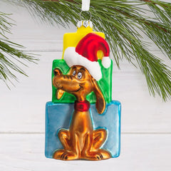 Dr. Seuss's How the Grinch Stole Christmas!™ Max With Presents Blown Glass Hallmark Ornament