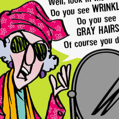 Maxine™ Look in the Mirror Funny Birthday Card