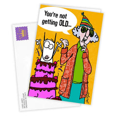 Maxine™ Not Getting Older Funny Custom Birthday Card