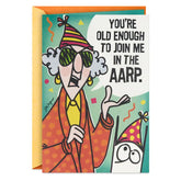 Maxineâ„¢ It's A.A.R.P. Time Funny Pop-Up Birthday Card