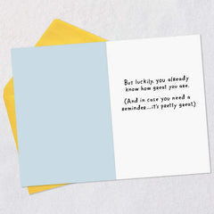 Meh Unicorn Pep Talk Funny Encouragement Card