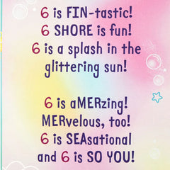 Barbie™ Sweet Mermaid Musical 6th Birthday Card