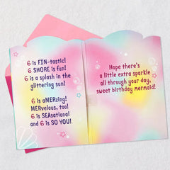 Barbie™ Sweet Mermaid Musical 6th Birthday Card