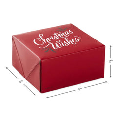 4" Merry Wishes 4-Pack Small Christmas Gift Boxes Assortment