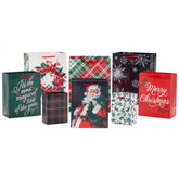 Classic Christmas 8-Pack Assortment Christmas Gift Bags