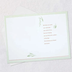 Our Thoughts Are With You Sympathy Card From Us