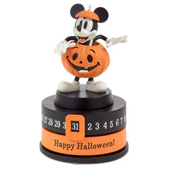 Disney Jack-o'-Lantern Mickey Mouse Halloween Countdown Calendar Statue, 7"