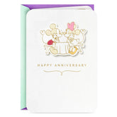 Disney Mickey and Minnie Still Having Fun Anniversary Card for Couple