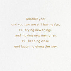 Disney Mickey and Minnie Still Having Fun Anniversary Card for Couple