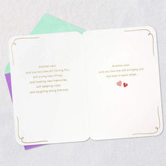 Disney Mickey and Minnie Still Having Fun Anniversary Card for Couple