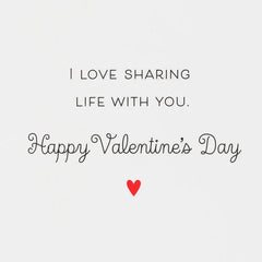 Disney Mickey Mouse and Minnie Mouse Our Love Valentine's Day Card for Husband