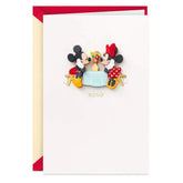 Disney Mickey and Minnie XOXO Blank Love Card