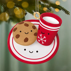 Mini Milk and Cookies Better Together Ornament, 0.75"