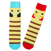 Minecraft Bee Novelty Socks