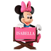 Disney Minnie Mouse in Director's Chair Personalized Ornament, Custom Text