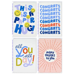 Playful Lettering Assorted Multi-Occasion Cards, Pack of 4