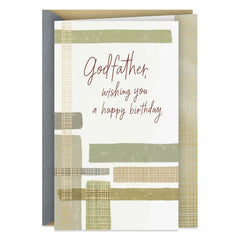 So Grateful for You Birthday Card for Godfather