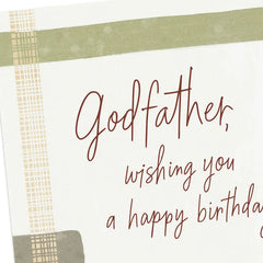 So Grateful for You Birthday Card for Godfather