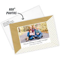 Simply Wonderful Flat Holiday Photo Card