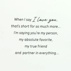 Grateful for Everything We Have Anniversary Card for Wife