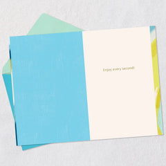 Enjoy Every Second 50th Birthday Card