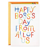 Great Big Cheer Boss's Day Card From All