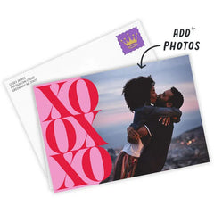 Modern XOXO Custom Love Card