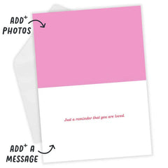 Modern XOXO Custom Love Card