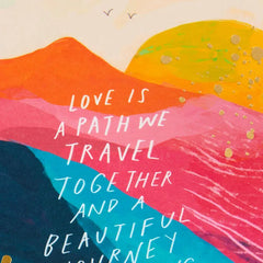Morgan Harper Nichols Beautiful Journey Anniversary Card for Couple