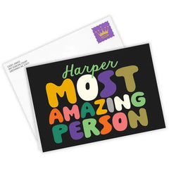 Most Amazing Person Custom Card