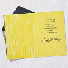 Strong and Steady for Our Family Birthday Card for Him